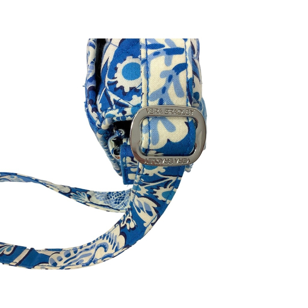 Vera Bradley Retired Blue Lagoon Adjustable Strap Crossbody Shoulder Bag - Picture 2 of 5